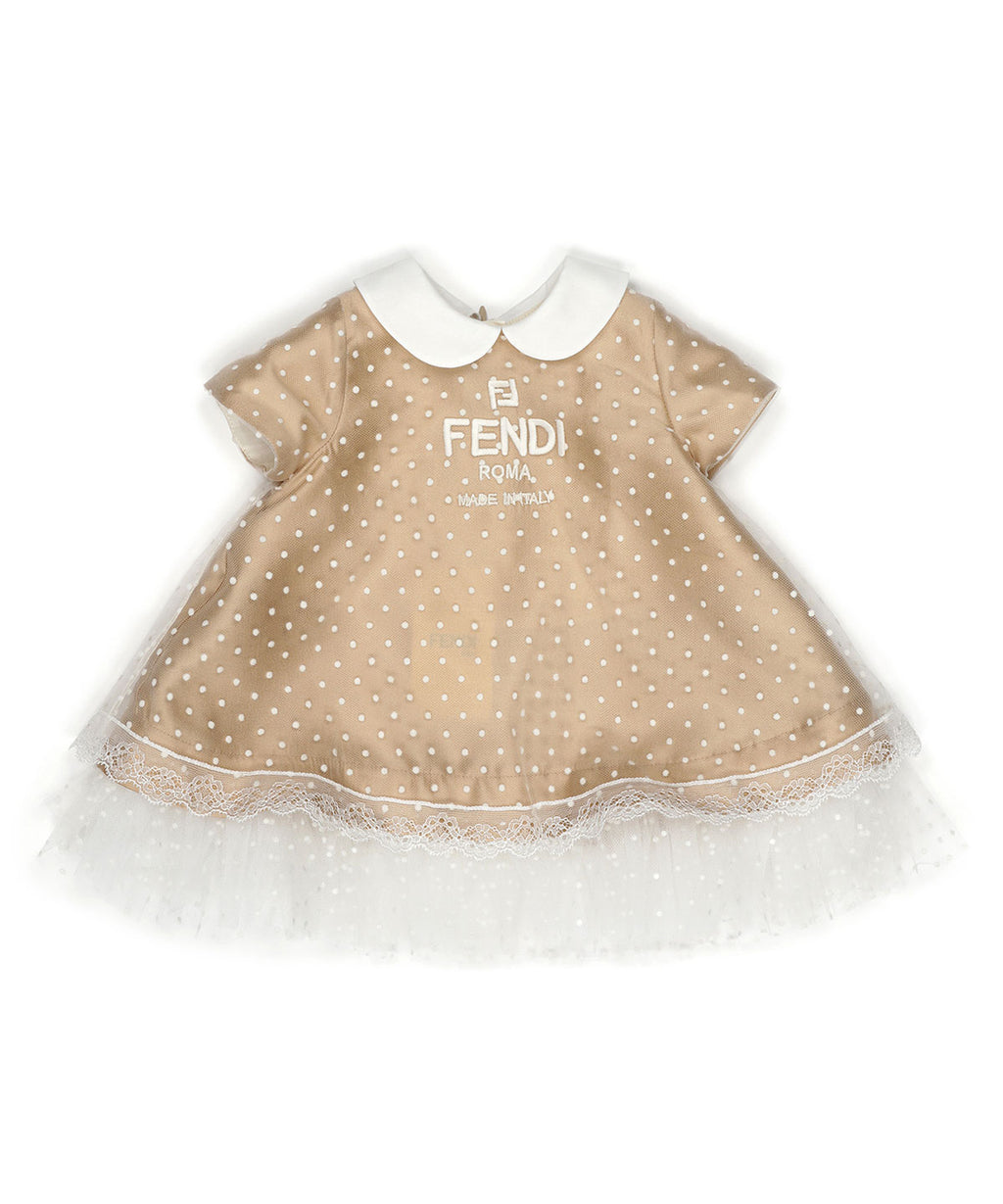 FENDI BABY ダッチェスサテン／チュールドレス｜世界の子供服マ・メール