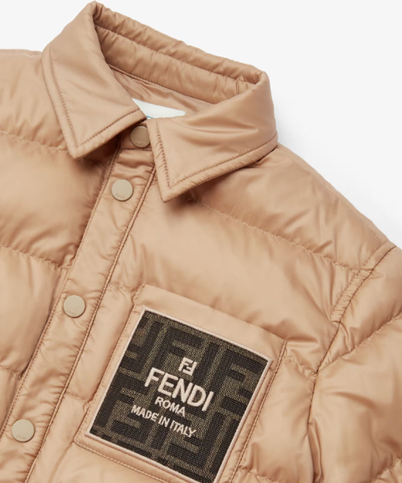 FENDI FFパッチポケットダウンジャケットコート ★