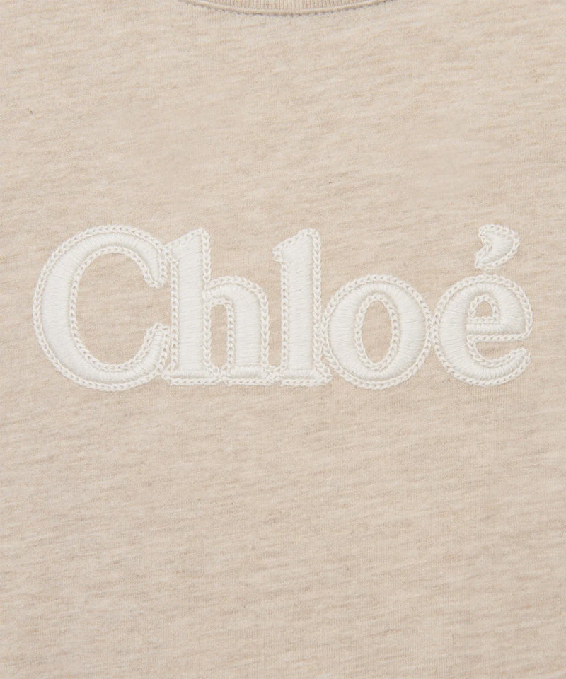 CHLOE ロゴ刺繍カットソー