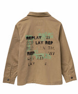 REPLAY ストレッチGABARDINEシャツ