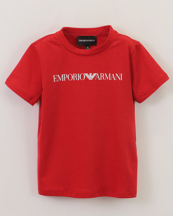 EMPORIO ARMANI ピマコットンロゴカットソー