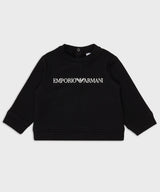 EMPORIO ARMANI BABY モダール混ロゴスウェット1