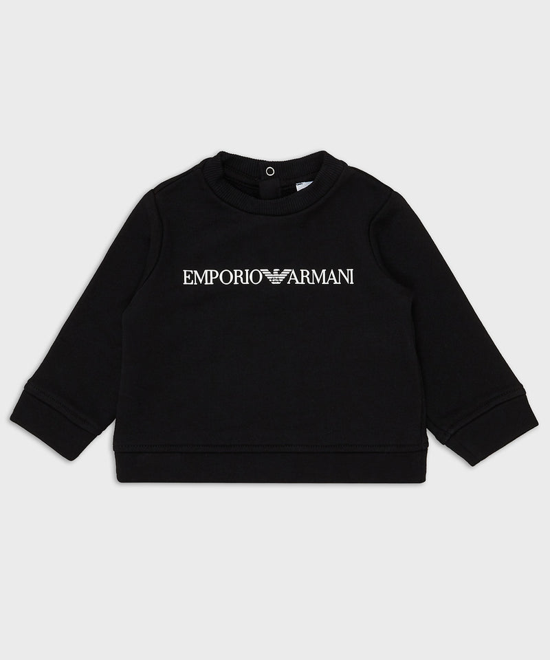 EMPORIO ARMANI BABY モダール混ロゴスウェット1