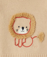 IL GUFO BABY&KIDS lion刺繍入りニット