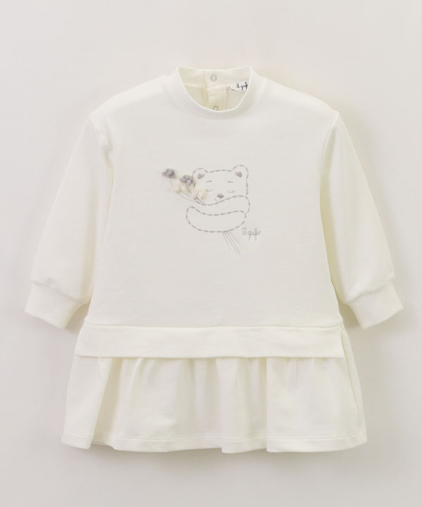 IL GUFO BABY&KIDS 刺繍入りコットンワンピース