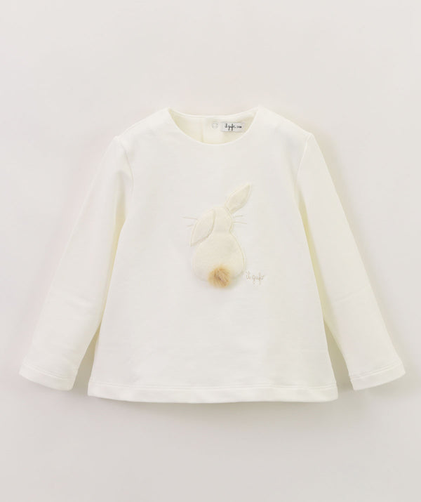 IL GUFO BABY&KIDS コットンフリース&エコファーパンツセットアップ